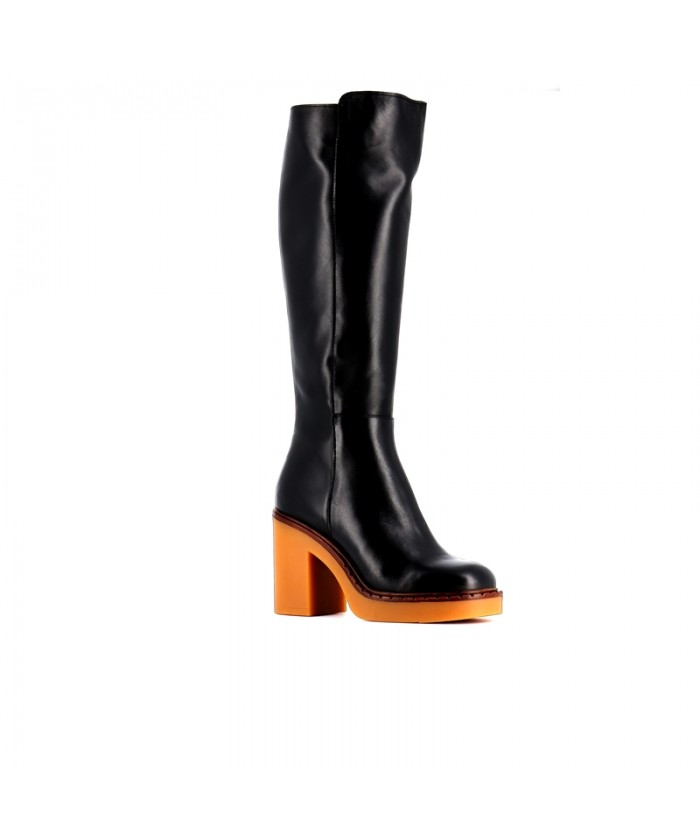 Bottes courtes d'hiver pour femmes - Noir - Cuir - Fermeture à glissière -  Semelle en caoutchouc antidérapante Noir - Cdiscount Chaussures